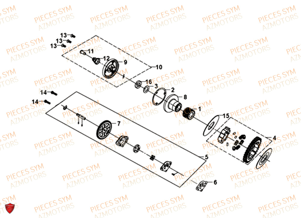 Pompe A Huile SYM Pièces NH-T 125I - MG12B1-EU (2019)