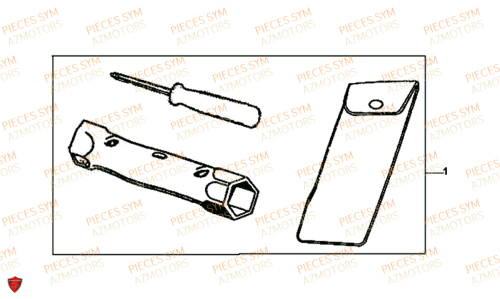 Trousse A Outils SYM Pièces NH-T 125I - MG12B1-EU (2019)