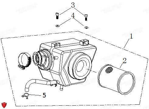 FILTRE_A_AIR ORCAL Pièces Orcal NK1 125cc EURO 5