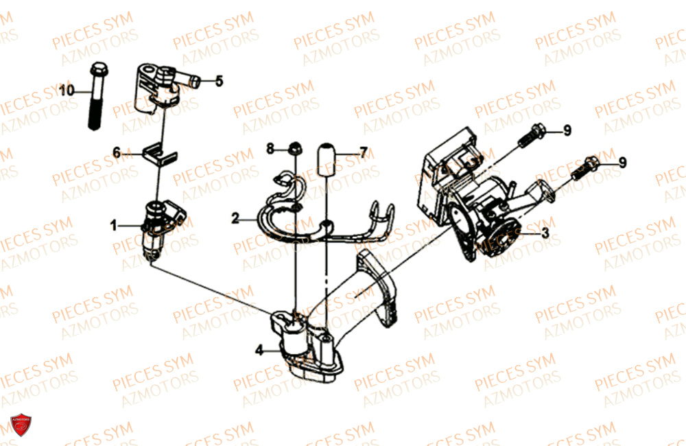 Injection Ecu SYM Pièces ORBIT III 125 EURO 4 - XE12W1-EU (2018-2020)