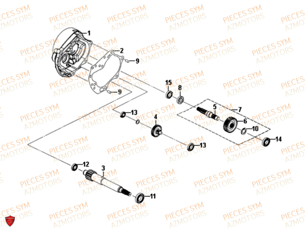 TRANSMISSION pour ORBIT II 50 2T 2016