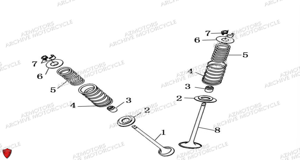 SOUPAPES ARCHIVE MOTO OUTBACK 125 EURO5