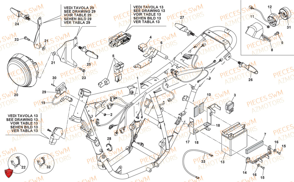 EQUIPEMENT-ELECTRIQUE pour OUTLAW-125-2020