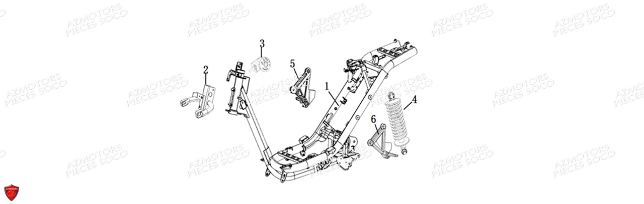 Cadre Cpx SUPER SOCO Pieces Scooters CPx -