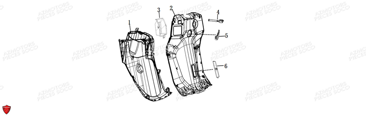 Carenage Direction Cpx SUPER SOCO Pieces Scooters CPx -