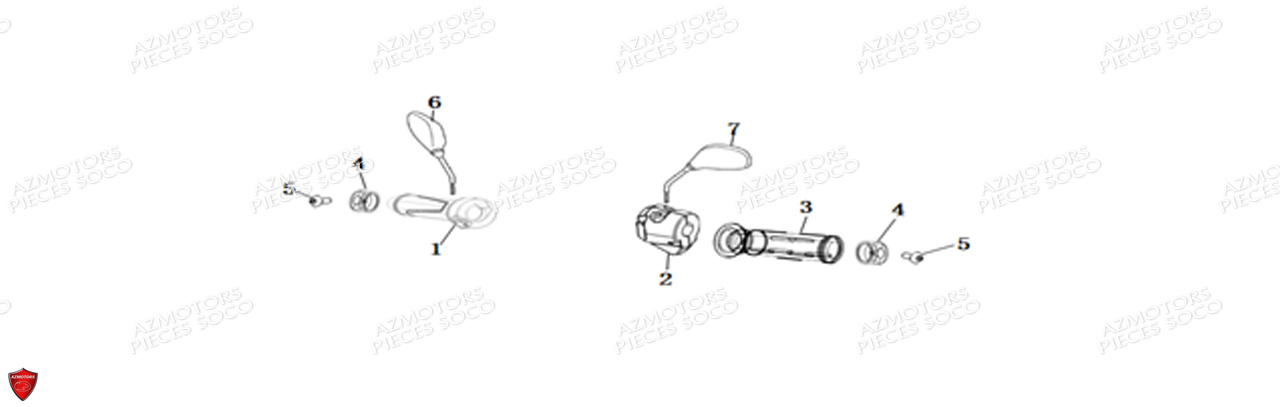 Commodo Cpx SUPER SOCO Pieces Scooters CPx -