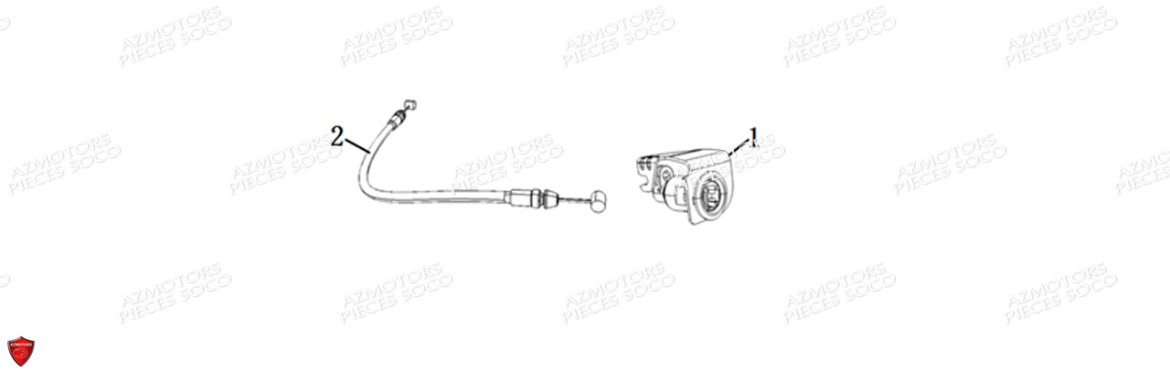 Serrure Cpx SUPER SOCO Pieces Scooters CPx -