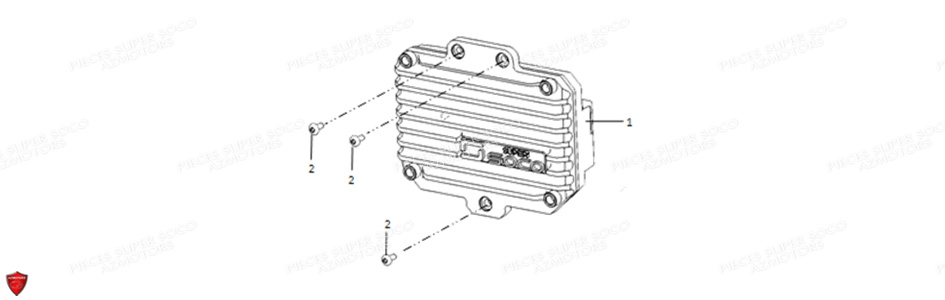 Controleur Tc Max SUPER SOCO Pièces TC Max (125cc) (Roues à Batons) SOCO ORIGINE