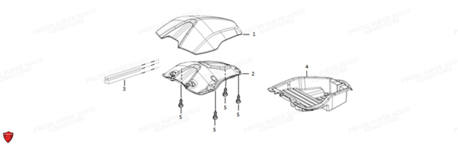 COUVERCLE DE RESERVOIR TC MAX pour PIECES TC MAX