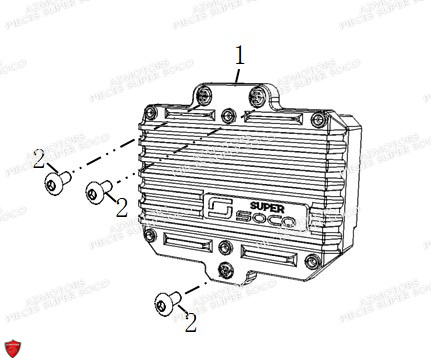 Controleur Tc Wanderer SUPER SOCO Pièces TC WANDERER (50cc) SOCO ORIGINE