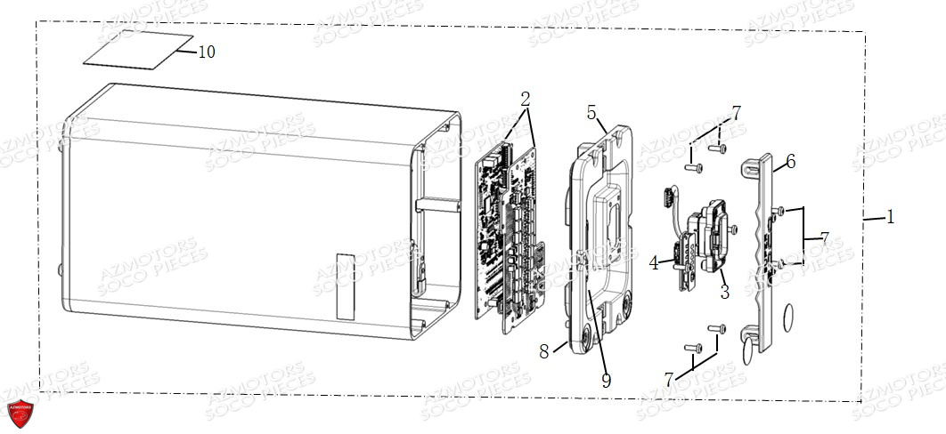 Batterie Ts Street Hunter SUPER SOCO Pièces TS HUNTER SOCO ORIGINE