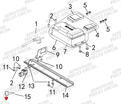 Controleur ORCAL Pieces Orcal Moto PIT BIKE MX-E