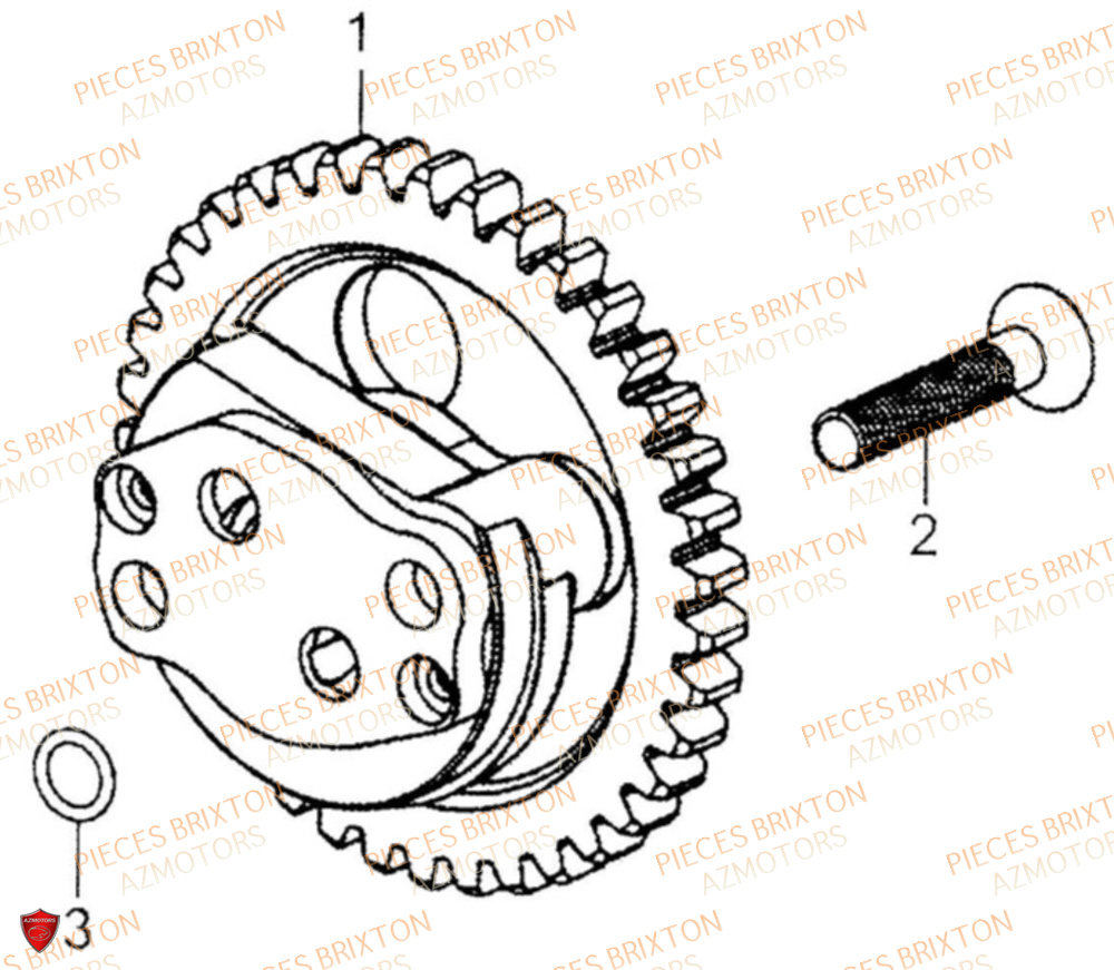 POMPE A HUILE BRIXTON RAYBURN 125 EU4