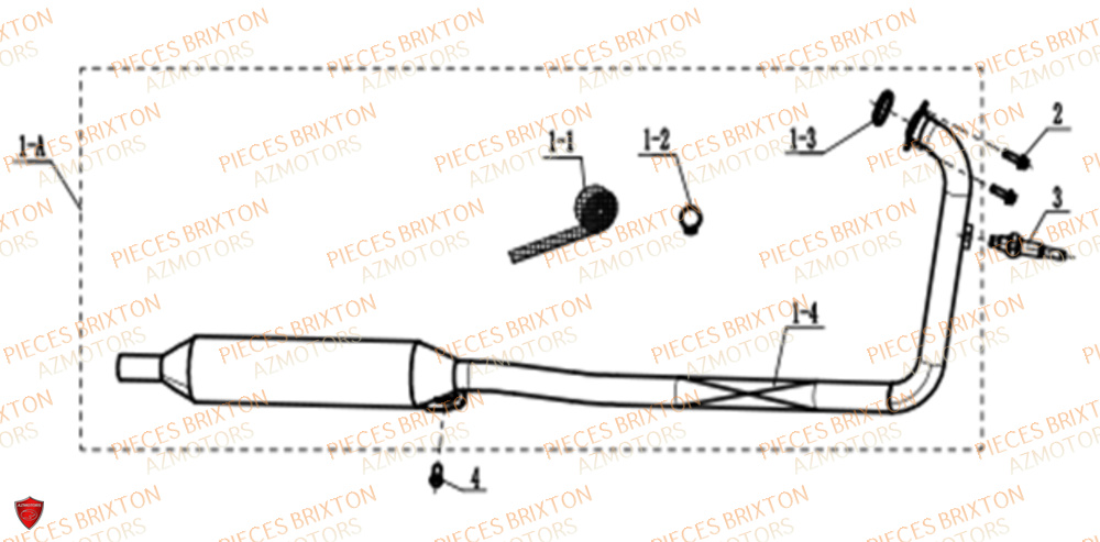 SILENCIEUX BRIXTON RAYBURN 125 EU5