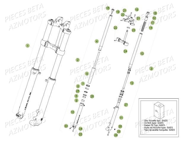 FOURCHE DU N SERIE 200610 A 299999 AZMOTORS REV 80 10