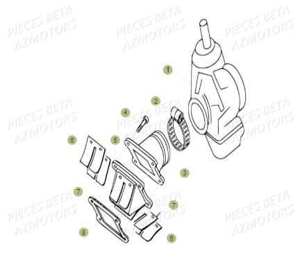 Carburateur BETA Pièces BETA REV 80 - (2016)