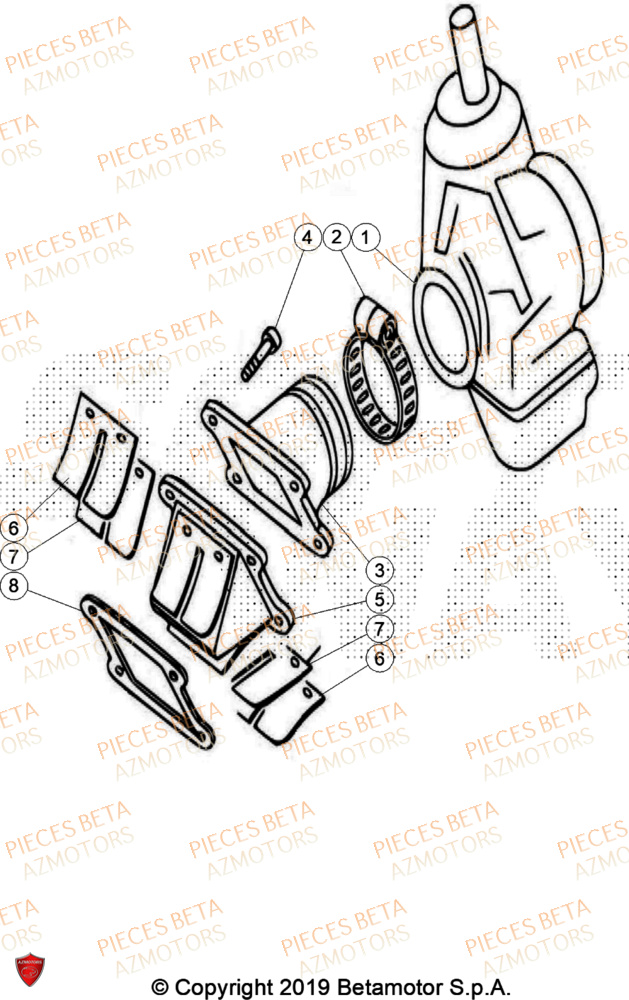 Carburateur BETA Pièces BETA REV 80 - (2024)