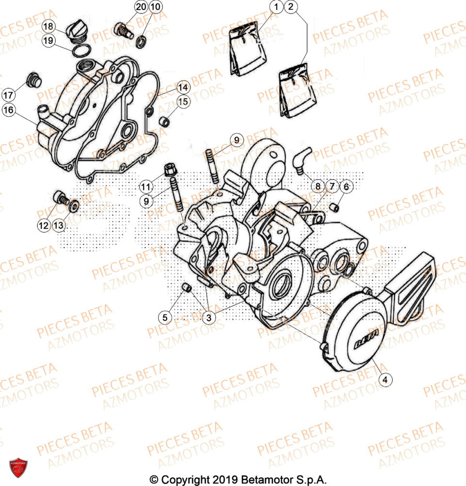 Carter BETA Pièces BETA REV 80 - (2024)