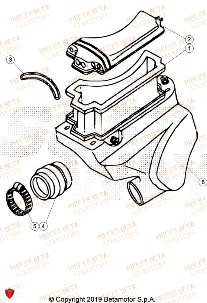 Filtre A Air BETA Pièces BETA REV 80 - (2024)