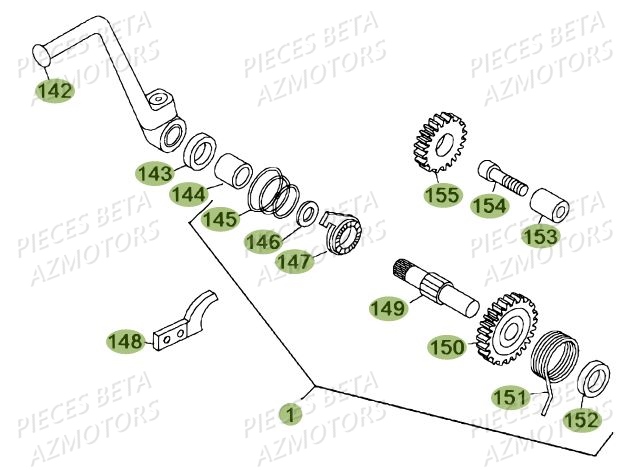 KICK STARTER pour REV 80 JUNIOR 10