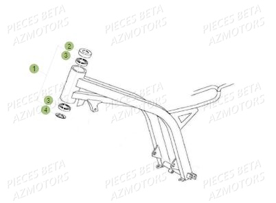 Chassis BETA Pièces BETA REV 80 JUNIOR - (2016)