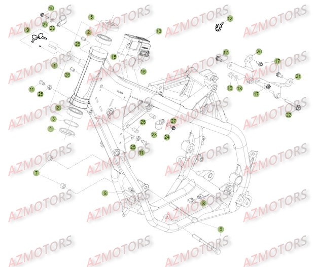 CHASSIS pour RR-2T-250-15