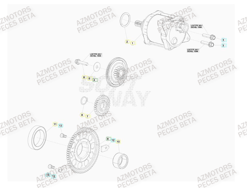 DEMARREUR BETA RR 4T 480 15