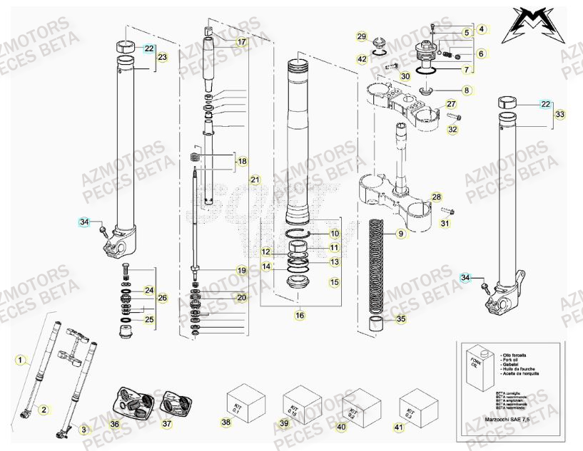 FOURCHE BETA RR FACTORY 450 11