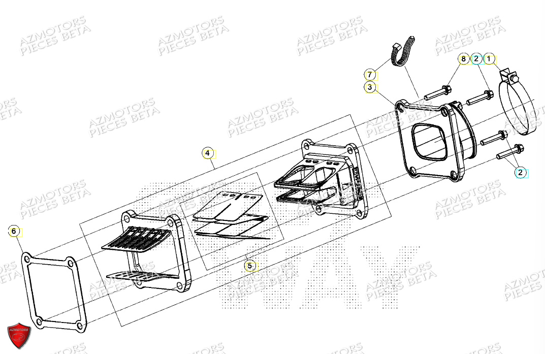 Admission BETA Pieces Beta RR 200 2T - 2024