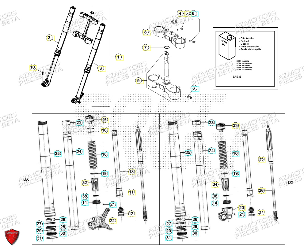 FOURCHE BETA RR 200 2T 2024