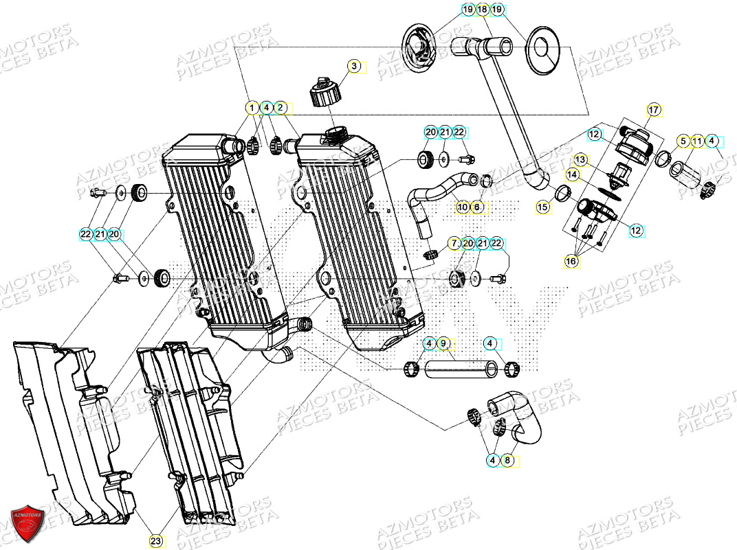 RADIATEUR BETA RR 200 2T 2024