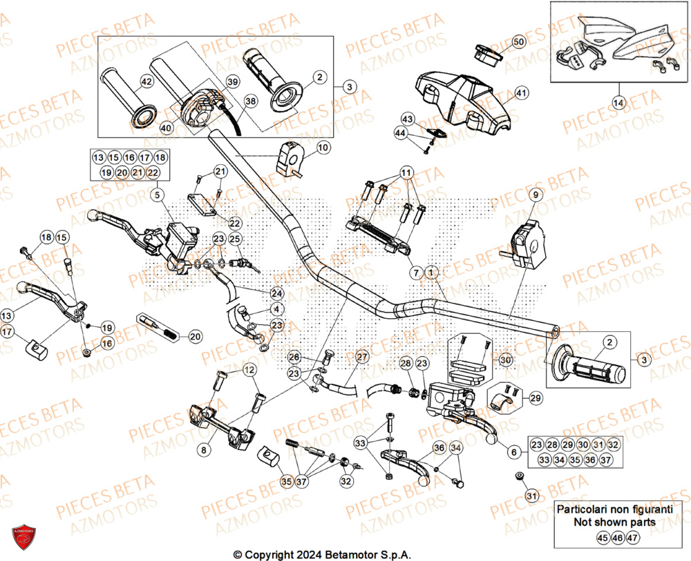 GUIDON pour RR 200 RACE 2T 25