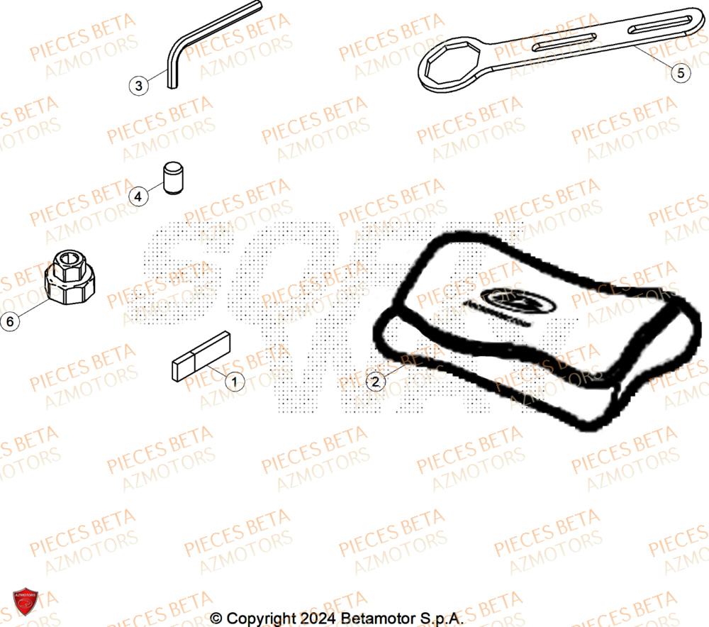 Outils BETA Pièces RR 200 RACE 2T - 2025