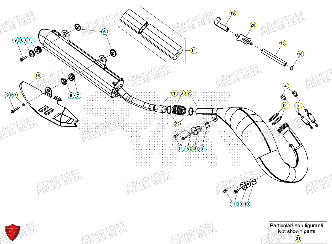 ECHAPPEMENT BETA RR 200 RACING 2T 24