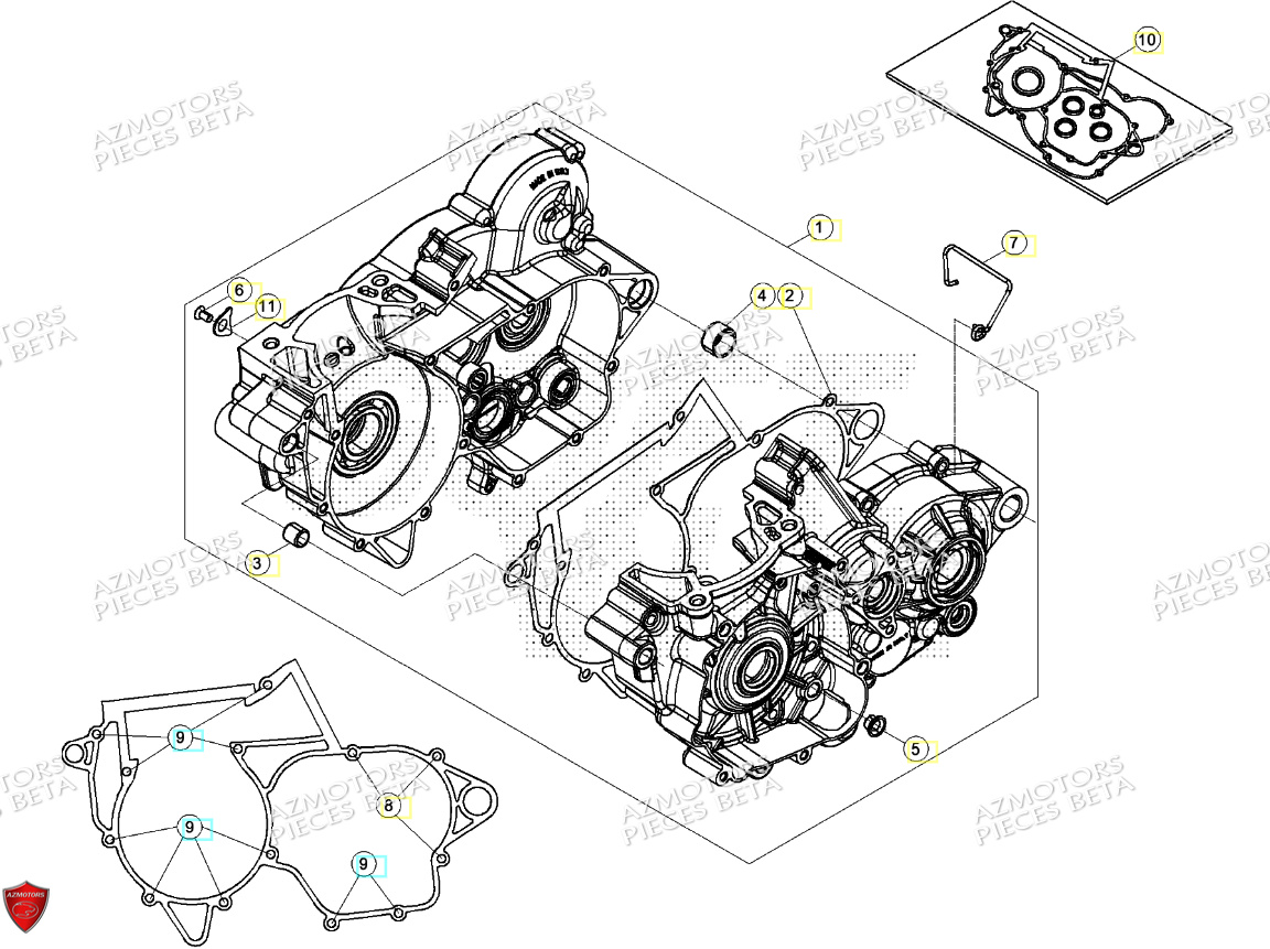 Carter BETA Pieces BETA RR 2T 250 - (2024)