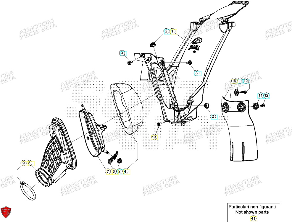 Filtre A Air BETA Pieces BETA RR 2T 250 - (2024)