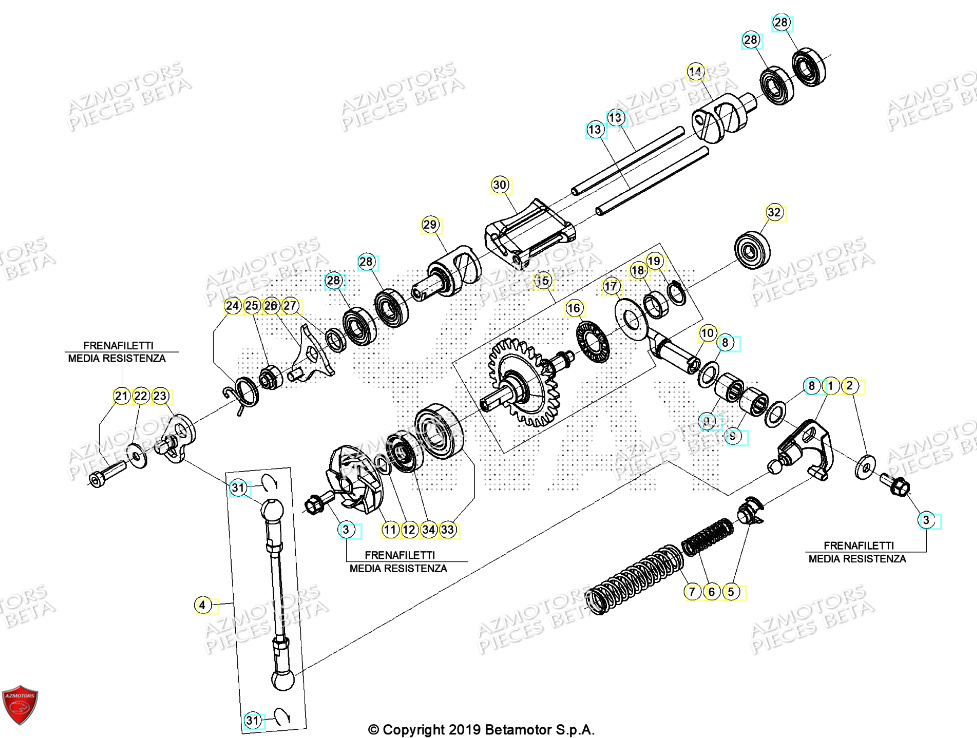 Installation De Refroidissement BETA Pieces BETA RR 2T 250 - (2024)