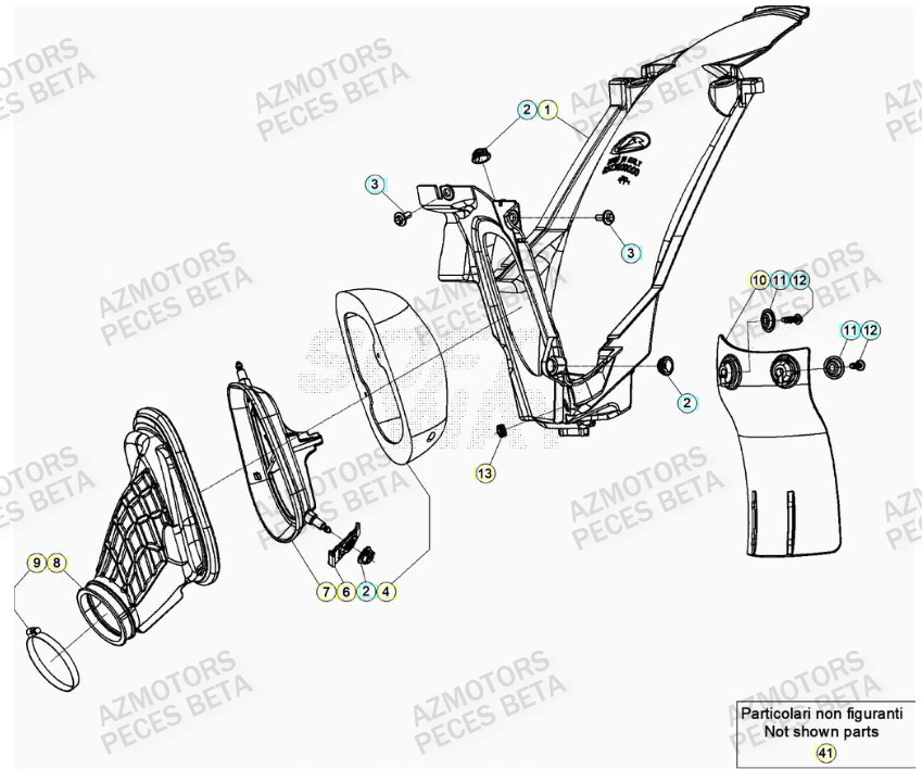 Filtre A Air BETA Pieces BETA RR 2T 250 - (2022)