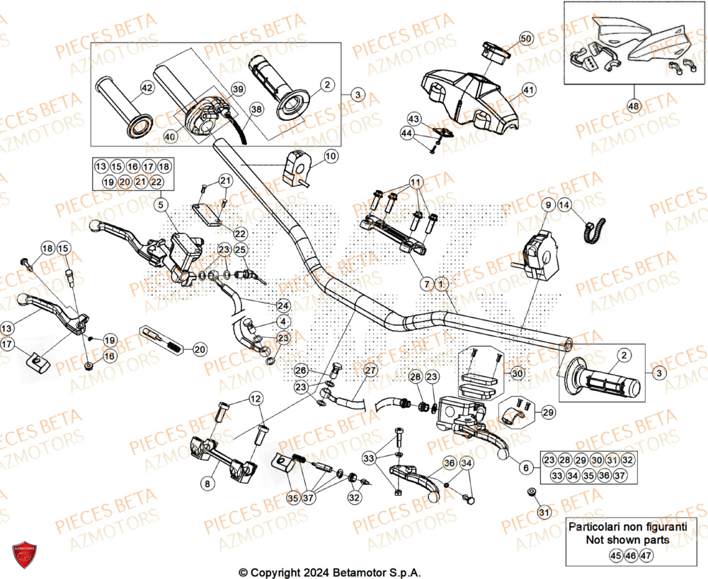 GUIDON pour RR 250 RACE 2025