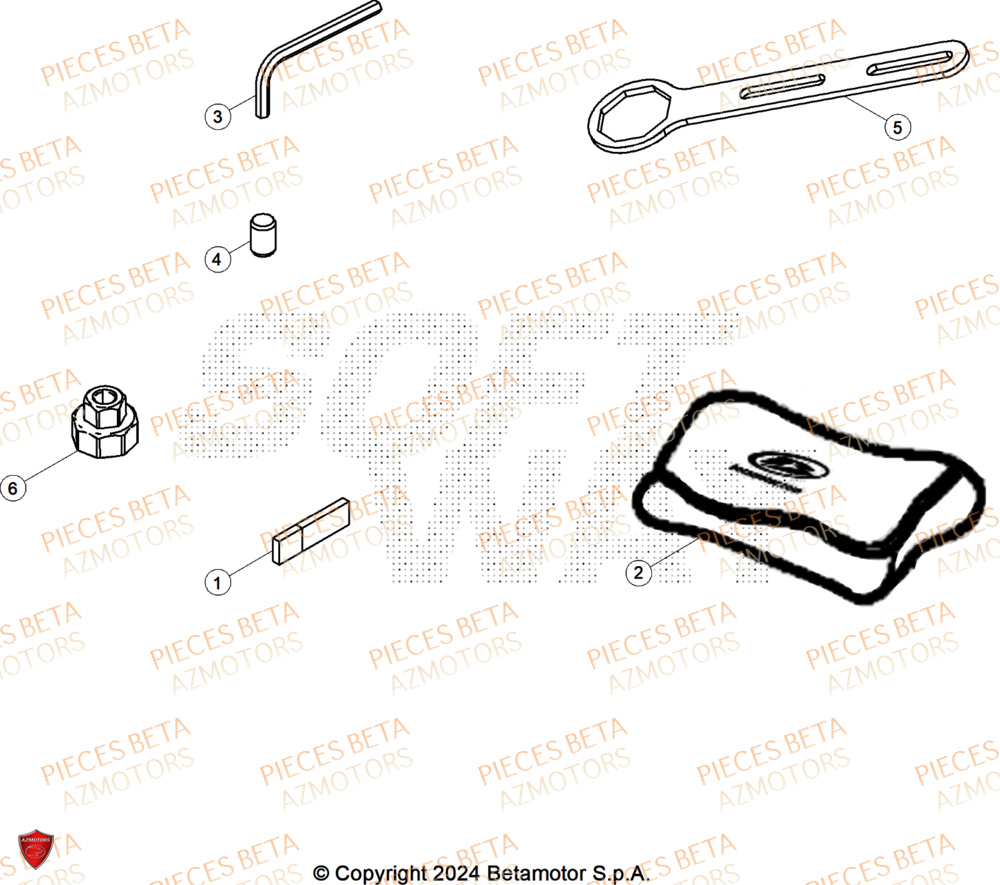 Outils BETA Pieces BETA RR RACE 2T 250 - (2025)