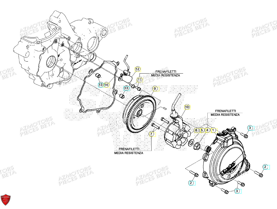 Allumage BETA Pieces BETA RR RACING 2T 250 - (2024)