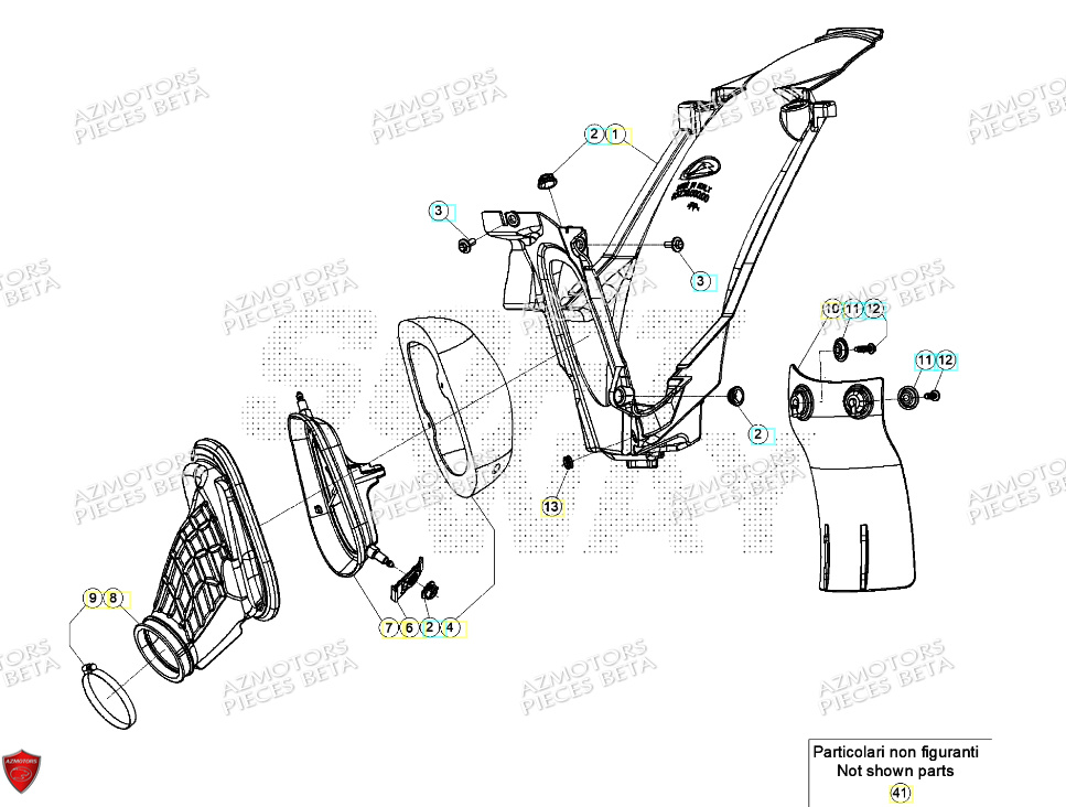 Filtre A Air BETA Pieces BETA RR RACING 2T 250 - (2024)