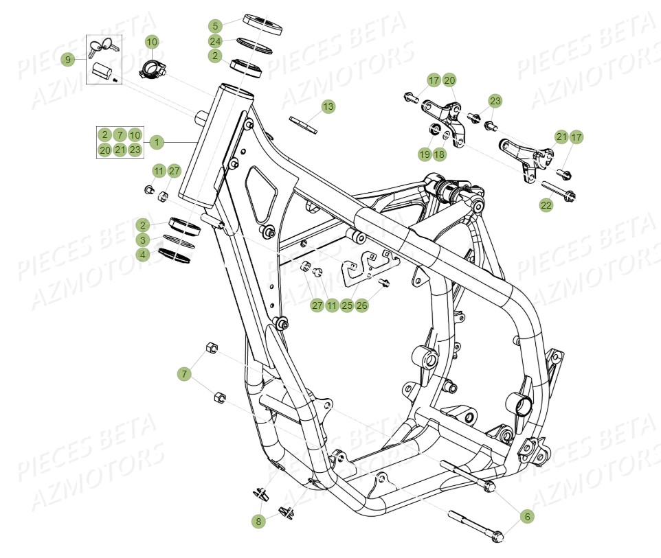 CHASSIS pour RR 350 4T 2019