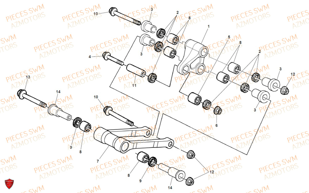 Bielle SWM Pieces SWM Origine RS 300R ENDURO (2020)