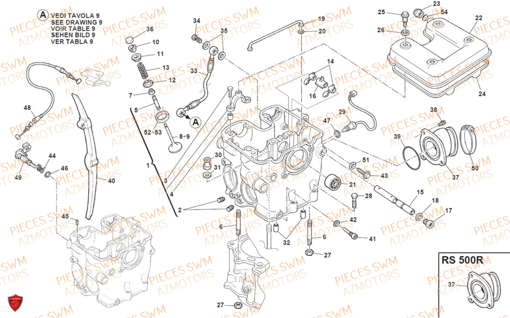 Culasse SWM Pieces SWM Origine RS 300R ENDURO (2020)