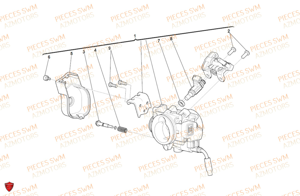 Injection SWM Pieces SWM Origine RS 300R ENDURO (2020)