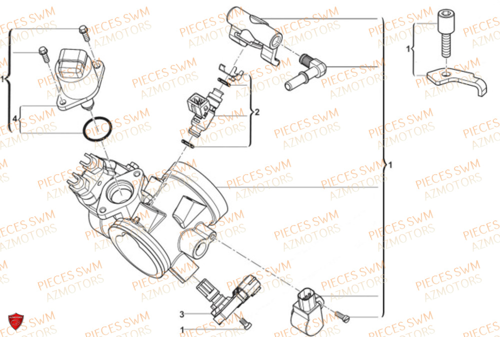 Injection SWM Pieces SWM Origine RS 300R ENDURO (2024)