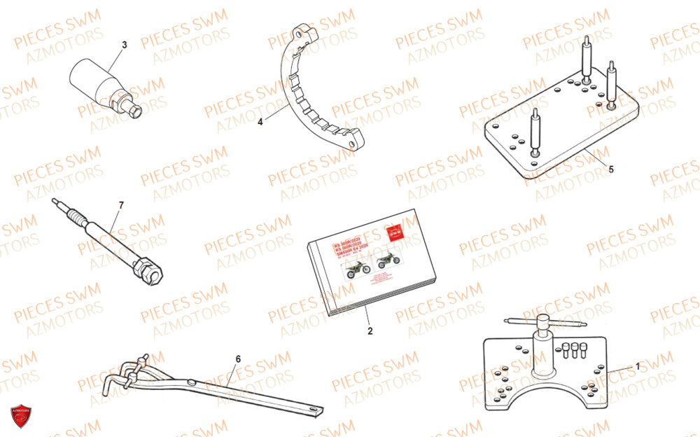 Manuel SWM Pieces SWM Origine RS 500R ENDURO (2020)
