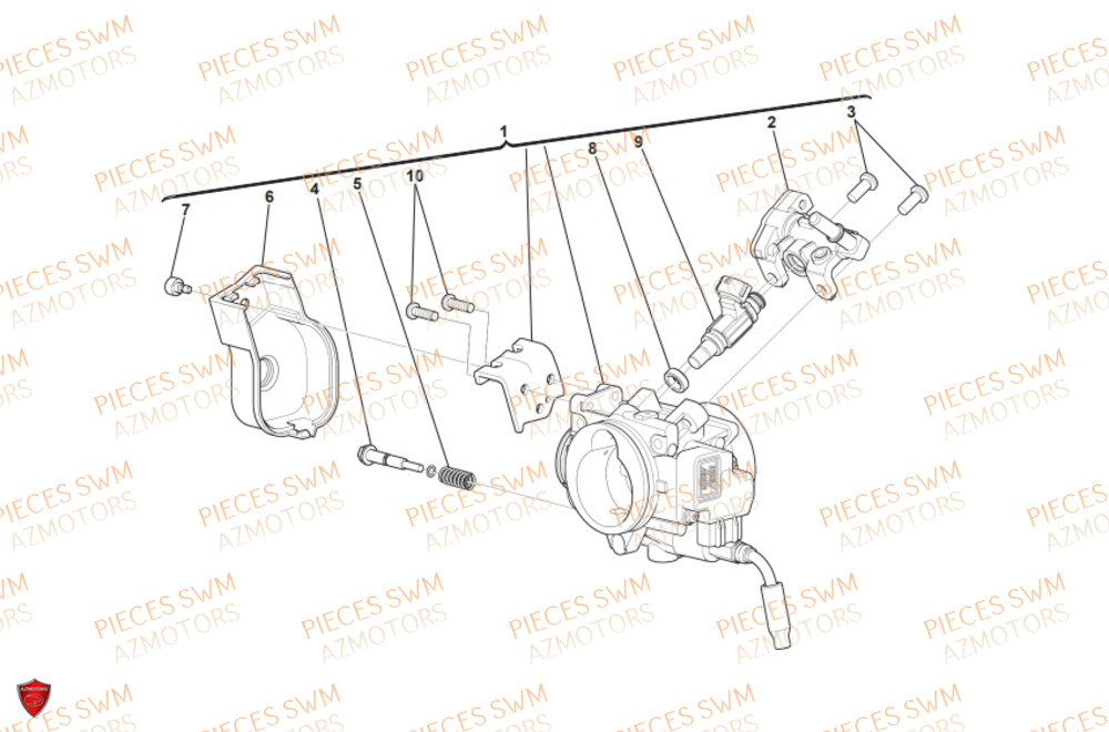 Injection SWM Pieces SWM Origine RS 300R ENDURO (2019)