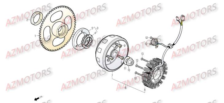 Stator Rotor DAELIM Pièces Scooter DAELIM S3 TOURING 125cc
